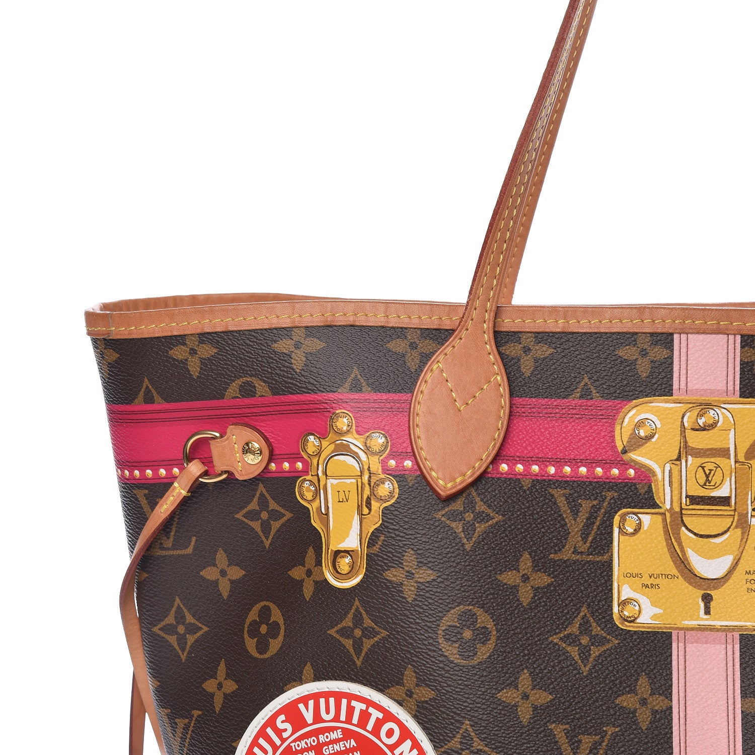 Louis Vuitton Monogram Summer Trunks Neo Neverfull MM 8 of 11