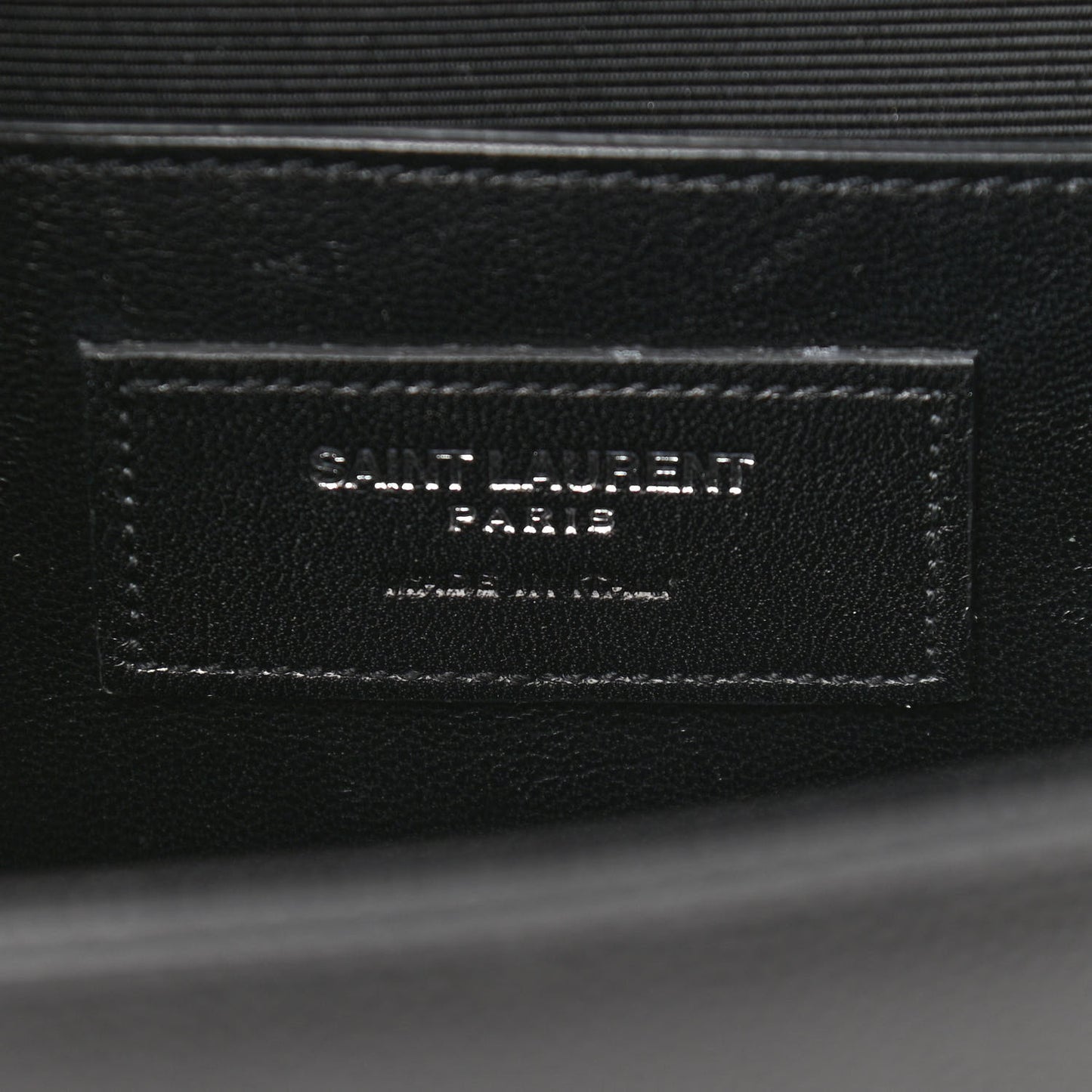 Grain De Poudre Medium Classic Monogram Kate Satchel Black