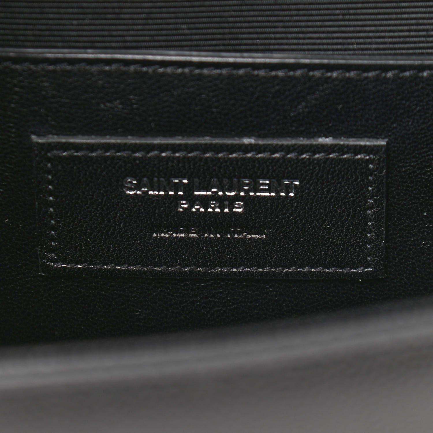 Saint Laurent Grain De Poudre Medium Classic Monogram Kate Satchel Black 5 of 8