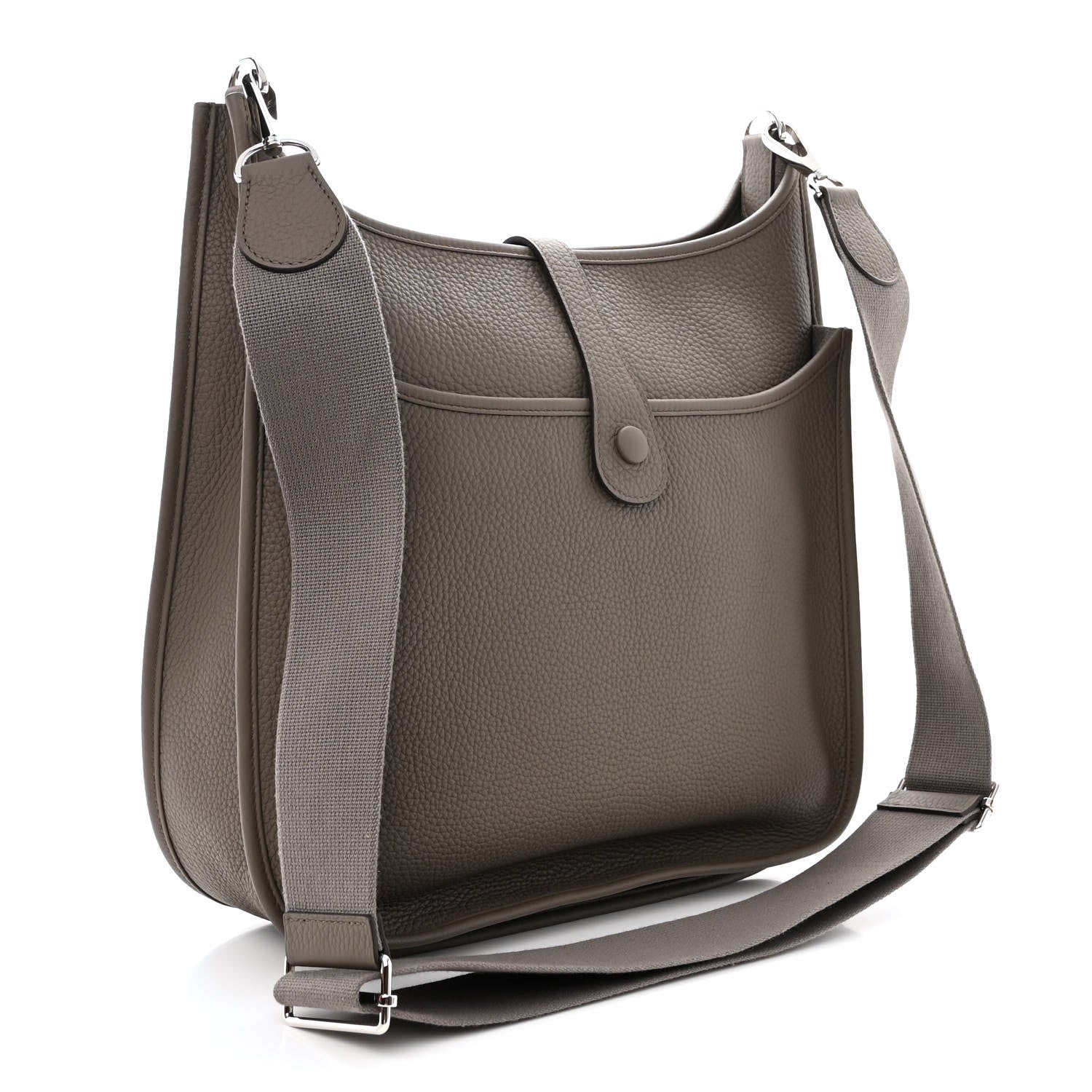 Hermes Taurillon Clemence Evelyne III PM Etain 2 of 10