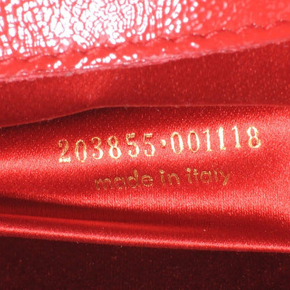 Saint Laurent Patent Belle de Jour Clutch Red 7 of 7