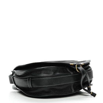 Chloe Calfskin Medium Marcie Round Crossbody Bag Black 4 of 6