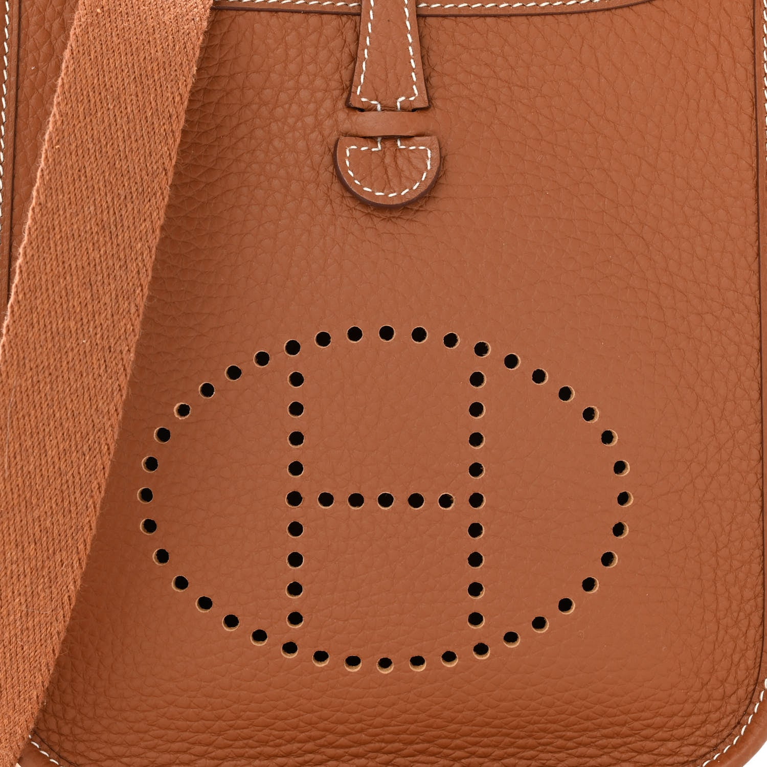 Hermes Taurillon Clemence Evelyne TPM Gold 8 of 11