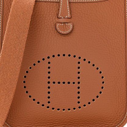 Hermes Taurillon Clemence Evelyne TPM Gold 8 of 11