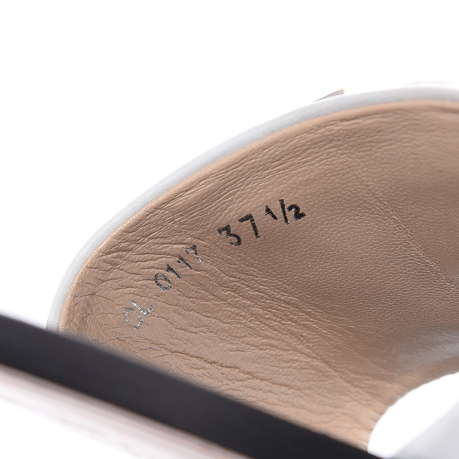 Christian Dior Calfskin Dio(r)evolution 10mm Slide Sandals 37.5 Off White 9 of 11
