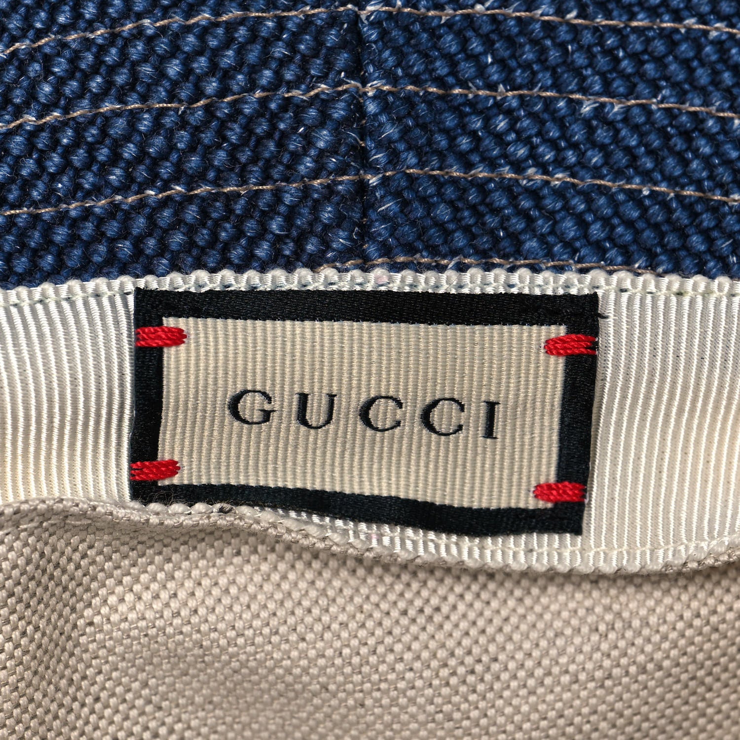 Gucci Canvas Marley Stripe Script Logo Gucci 100 Bucket Hat M Multicolor 8 of 8