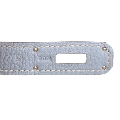 Hermes Togo Birkin 35 Bleu Lin 8 of 10