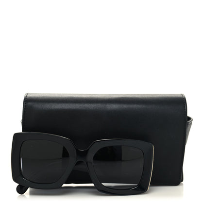 Chanel Acetate Rectangle Sunglasses 5435 Black 7 of 7