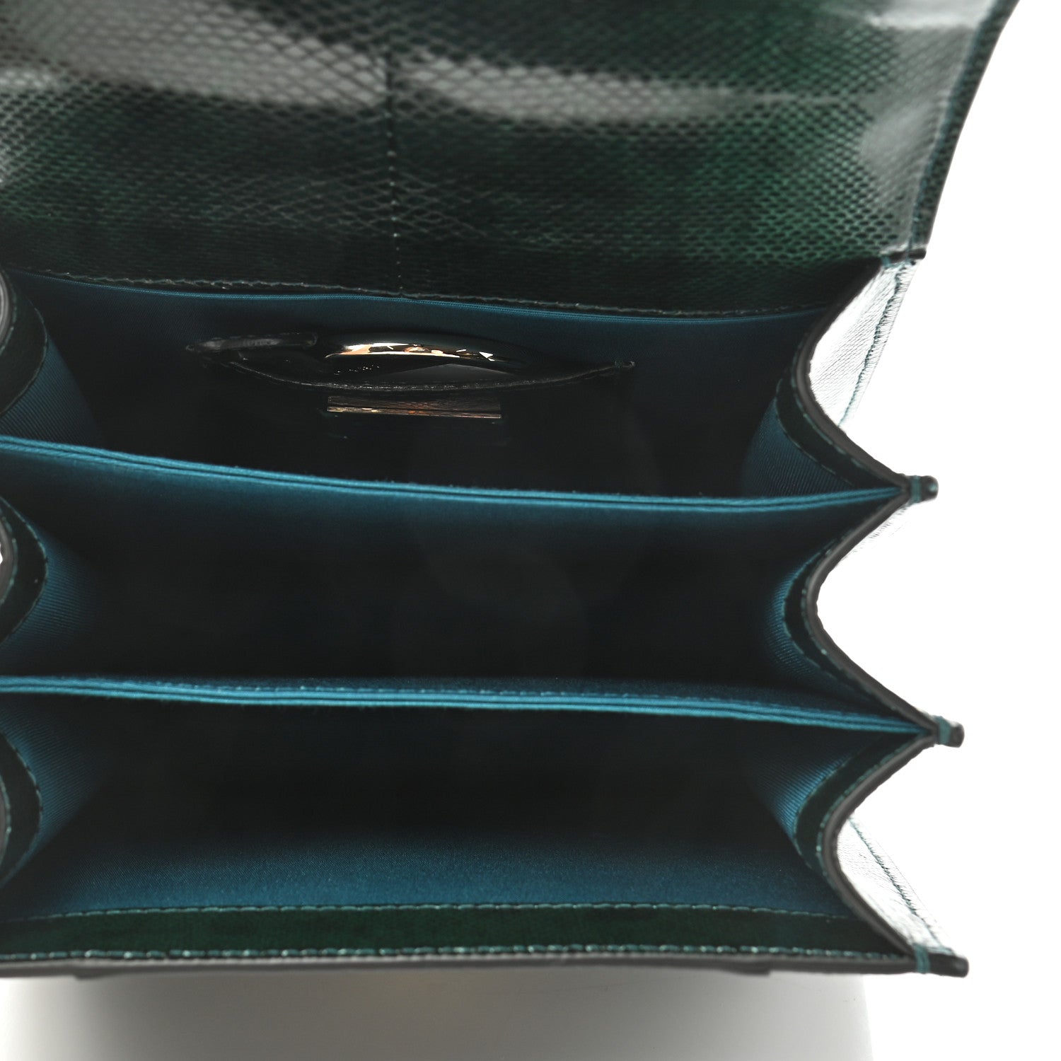 Bulgari Shiny Karung Serpenti Forever Top Handle Emerald Green 6 of 9
