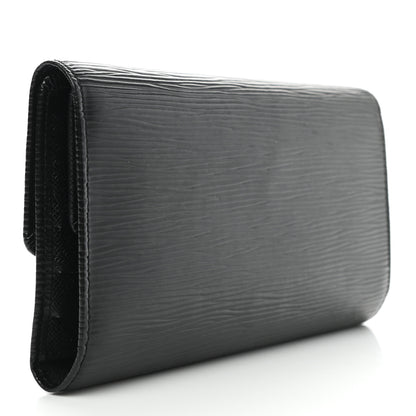 Louis Vuitton Epi Porte Tresor International Wallet Black 3 of 7