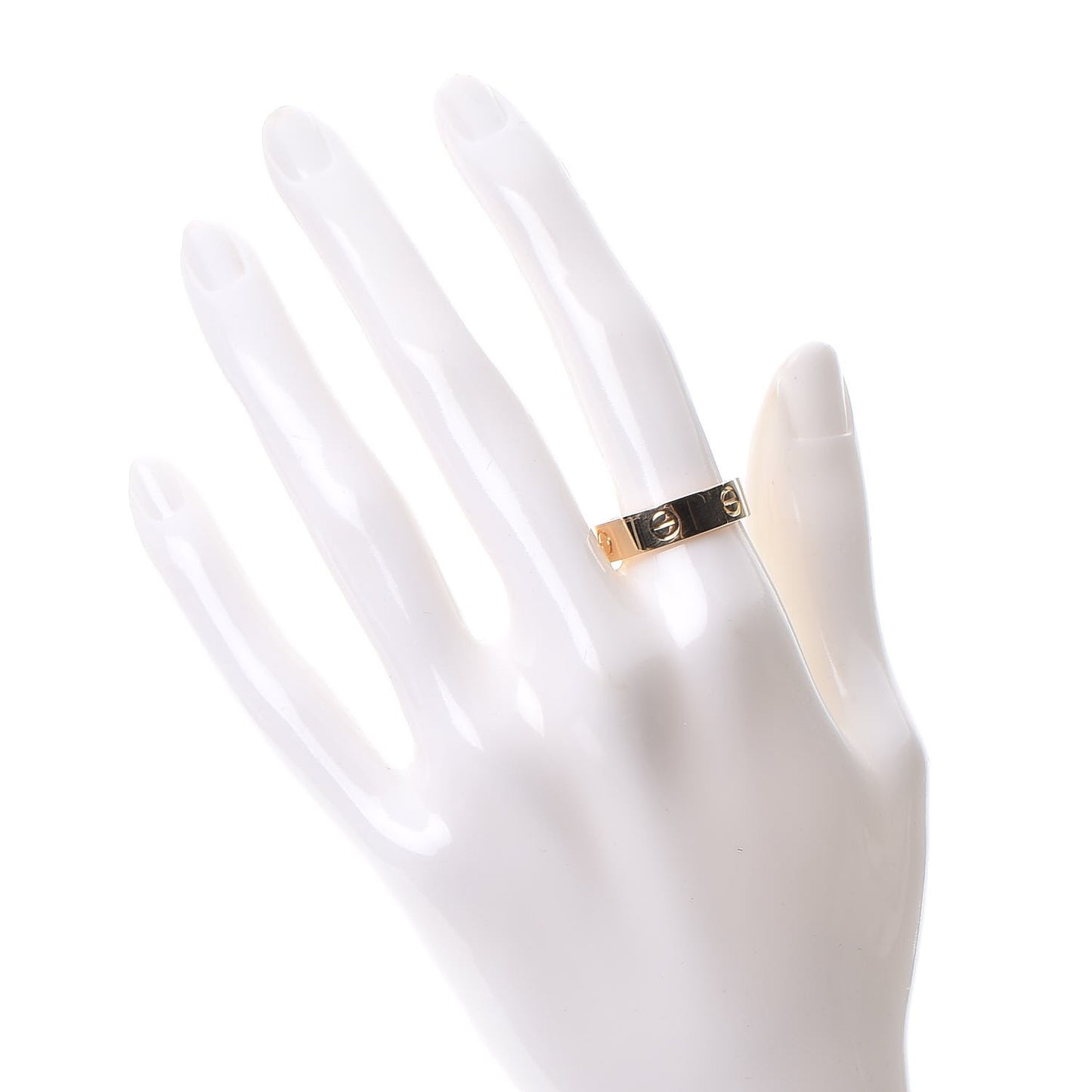 18K Yellow Gold 5.5mm LOVE Ring 57 8