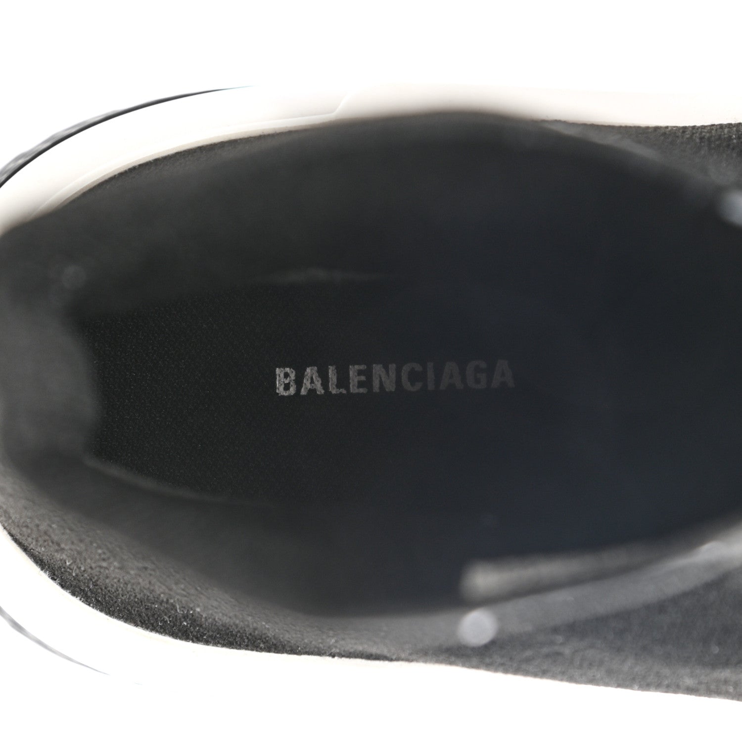 Balenciaga Neoprene Knit Mens Hi Speed Sneakers 42 Black White 7 of 10