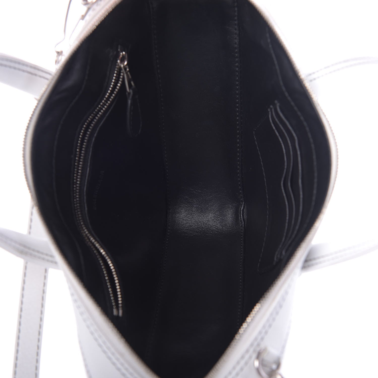 Balenciaga Calfskin XS Triangle Duffle White 5 of 17