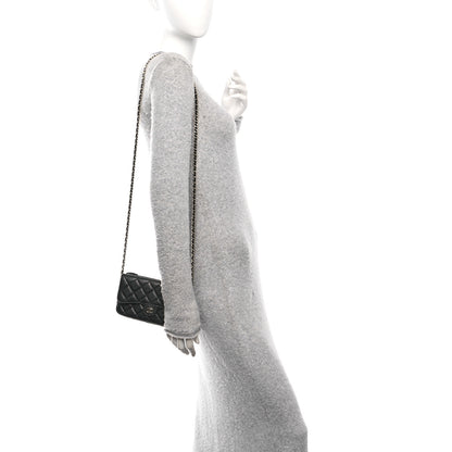 Chanel Caviar Quilted Flap Phone Holder With Chain Black 3 of 13