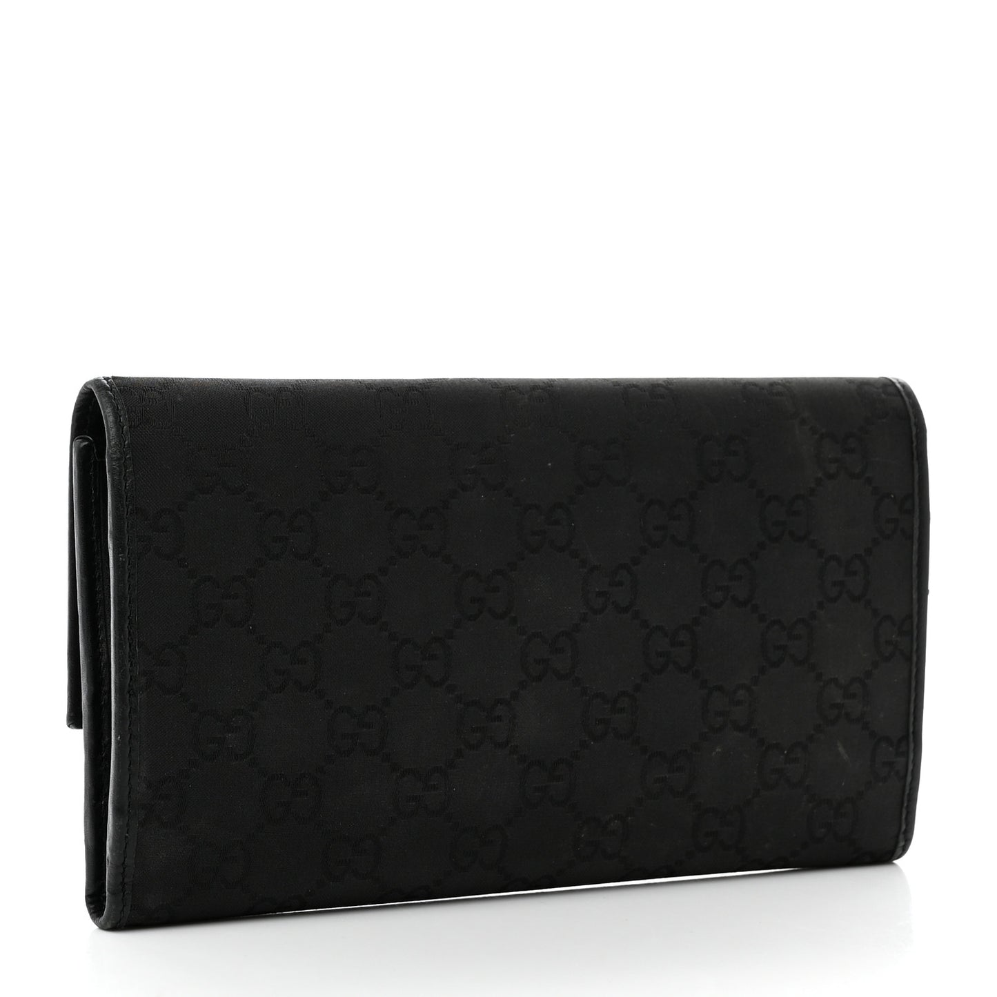 Monogram Nylon Continental Wallet Black