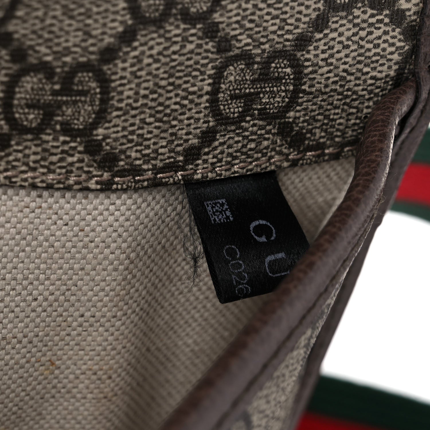 Gucci GG Supreme Monogram Neo Vintage Web Belt Bag Brown 8 of 19