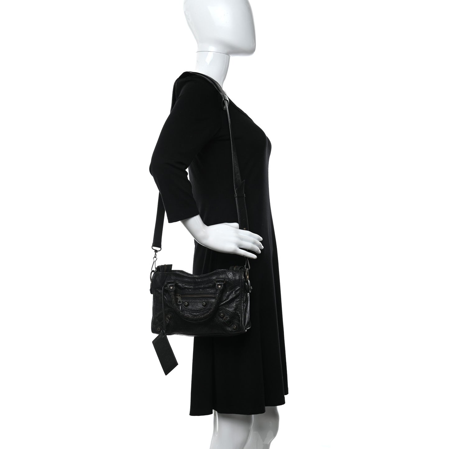Agneau Giant 12 Gold Hardware Mini City Black