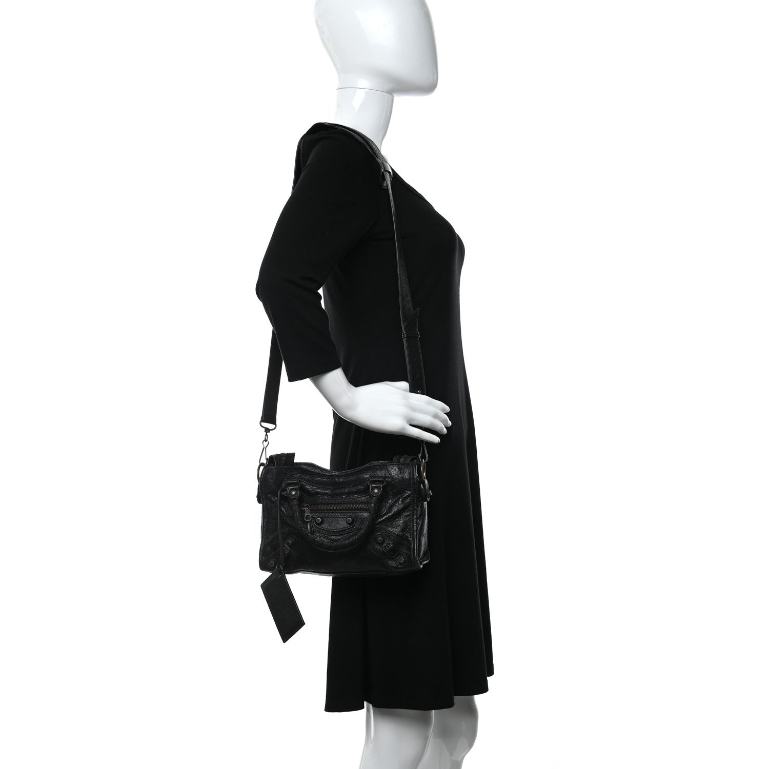 Balenciaga Agneau Giant 12 Gold Hardware Mini City Black 2 of 9