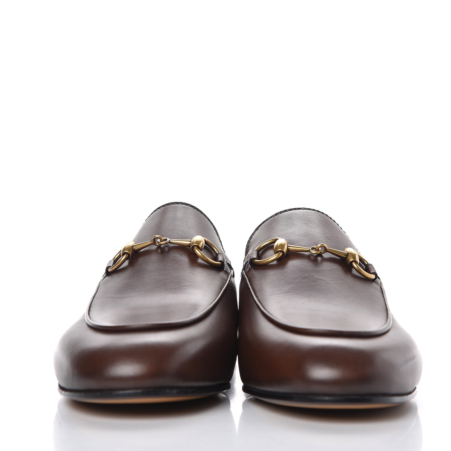 Calfskin Womens Princetown Slippers 36 Fondente Brown