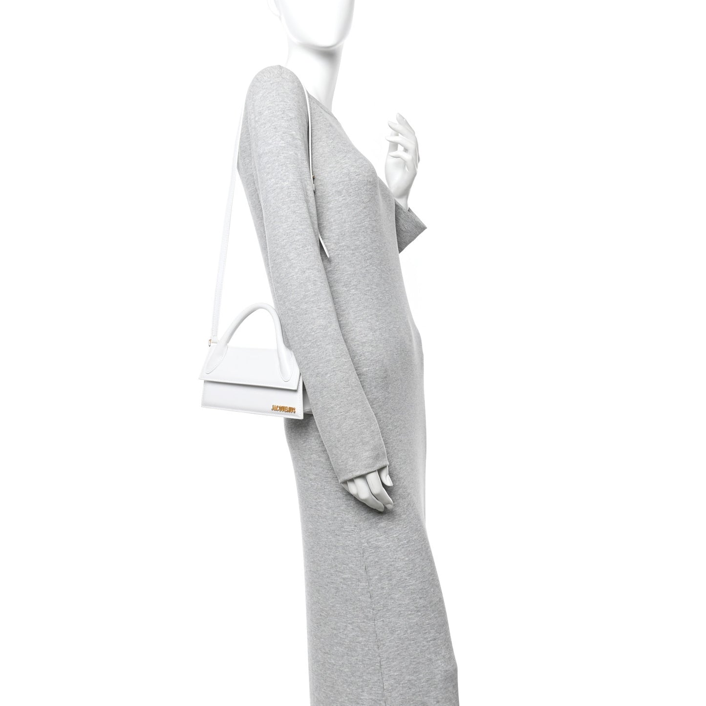 Smooth Calfskin Le Chiquito Long White