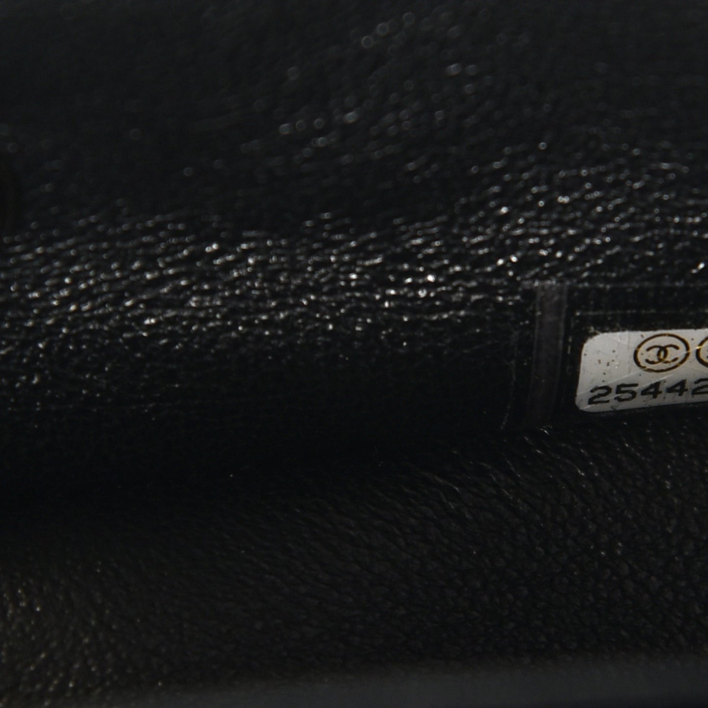Caviar Quilted Mini Square Flap Black