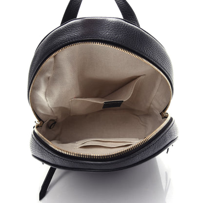 Gucci Pebbled Calfskin Soho Chain Backpack Black 4 of 8