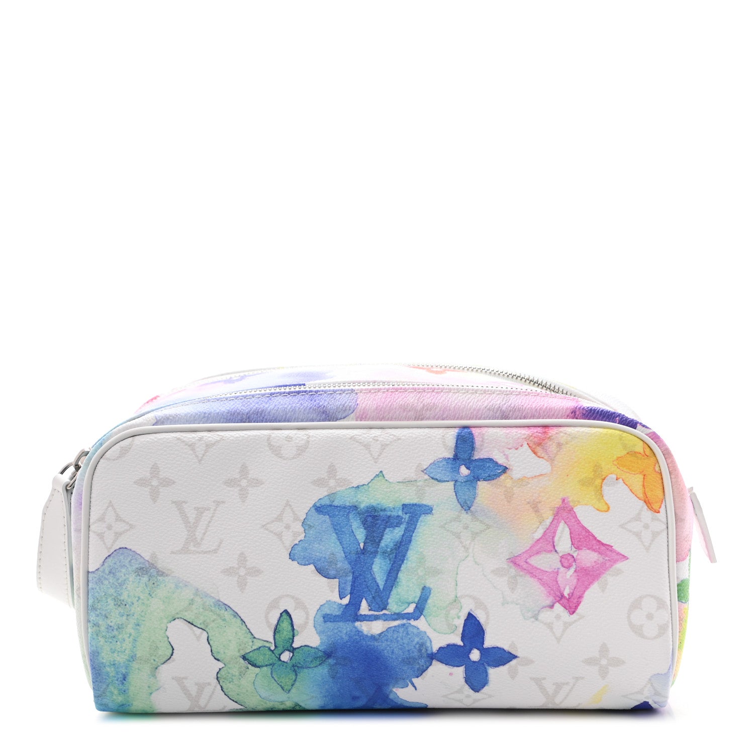 Louis Vuitton Monogram Watercolor Dopp Kit Toilet Pouch Multicolor 1 of 16
