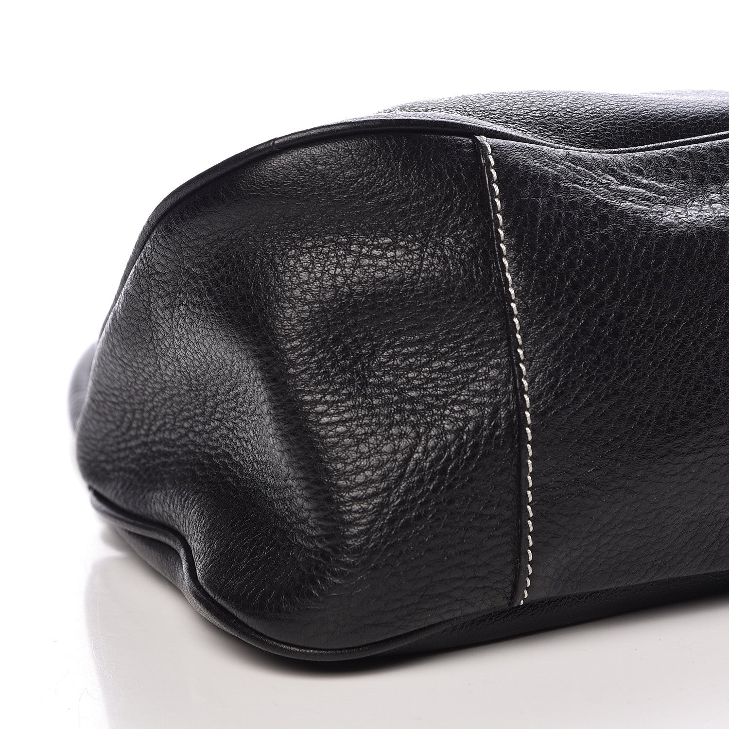 Prada Vitello Daino Box Shoulder Bag Black 8 of 16