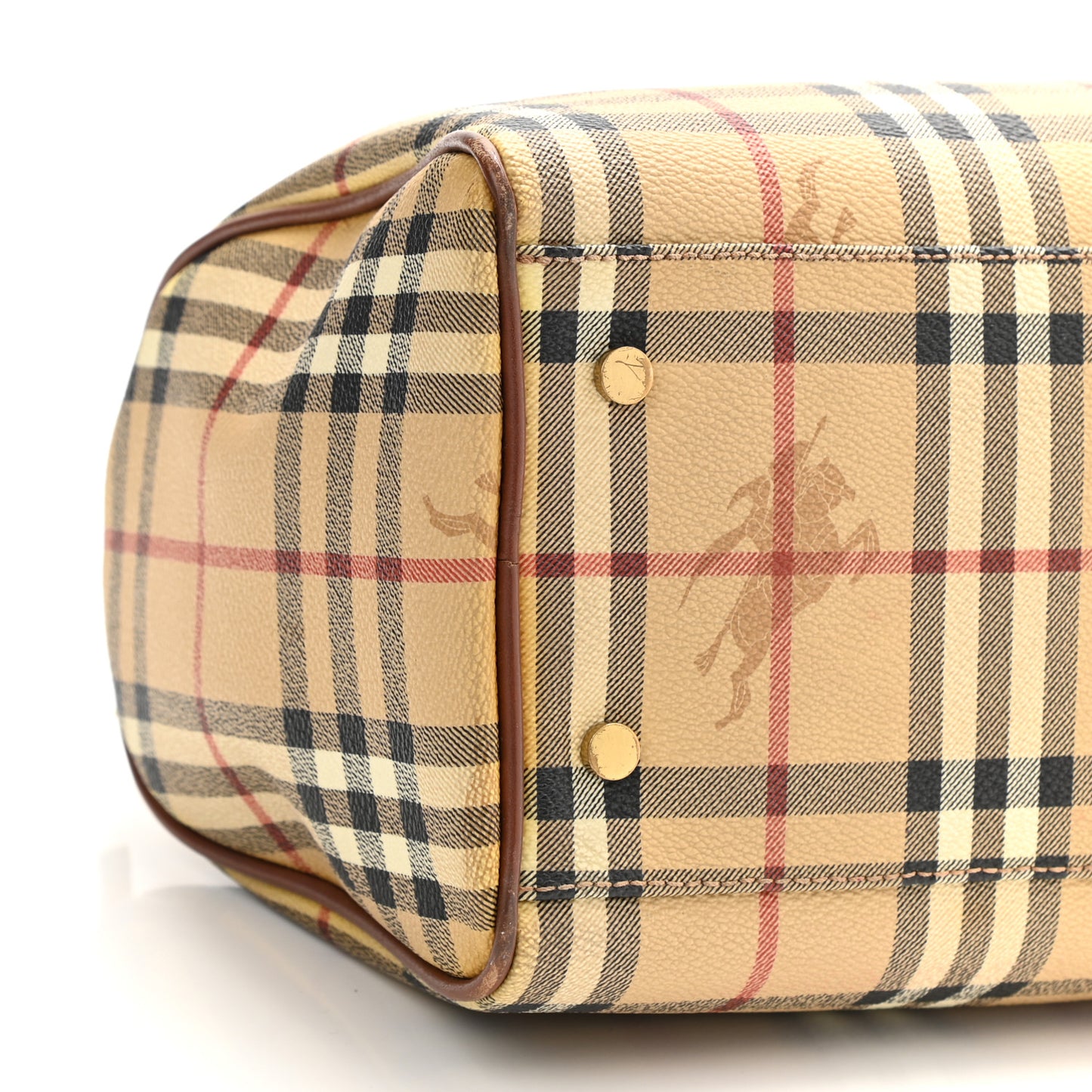 Haymarket Check Satchel Brown