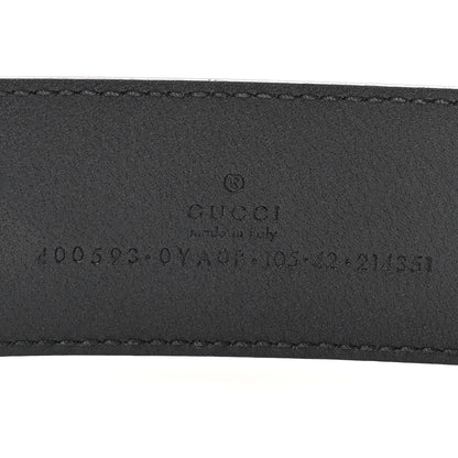 Gucci Calfskin Double G 40mm Belt 105 42 Black 5 of 5