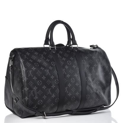 Louis Vuitton Monogram Eclipse Keepall Bandouliere 45 3 of 9