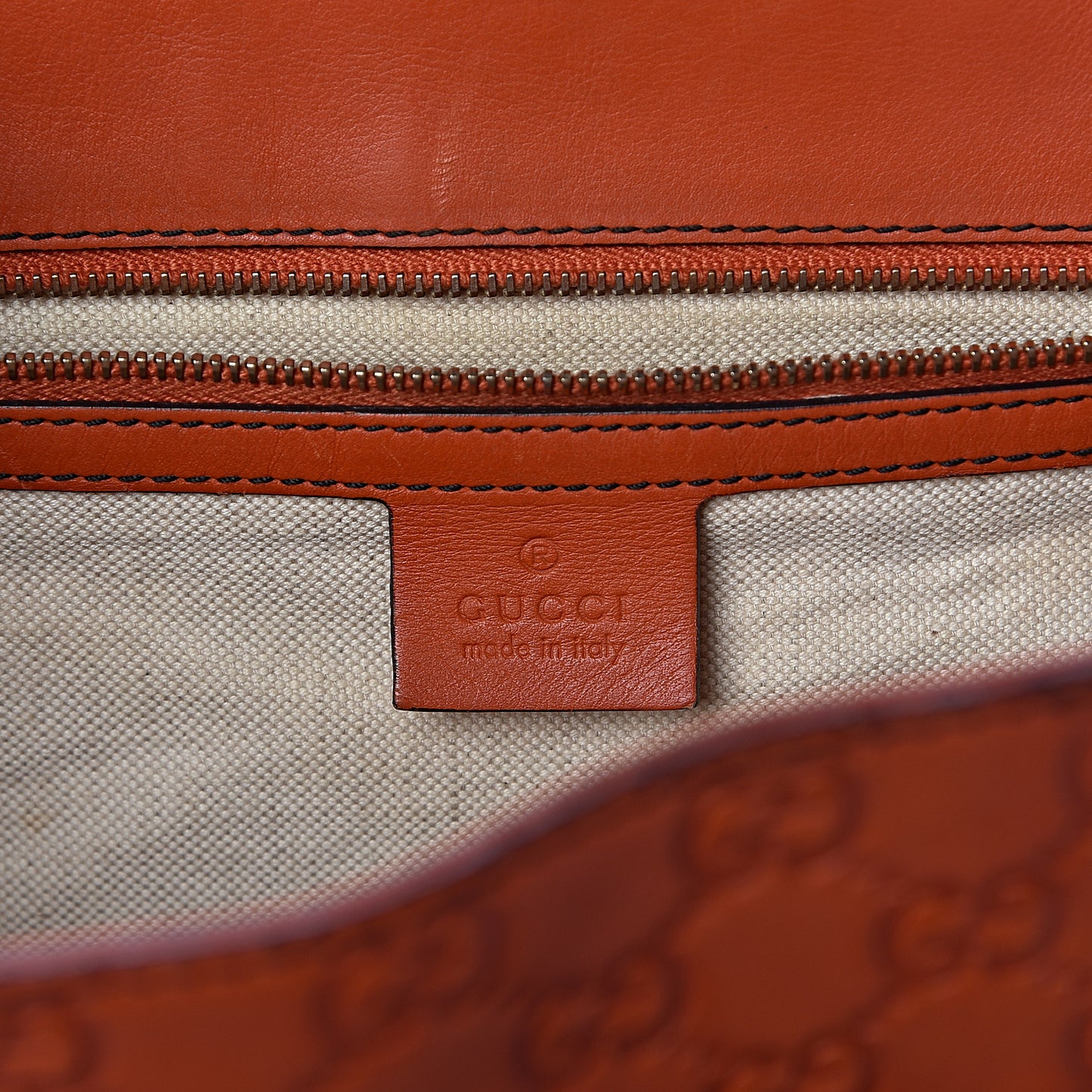 Guccissima Large Emily Chain Shoulder Bag Sun Orange