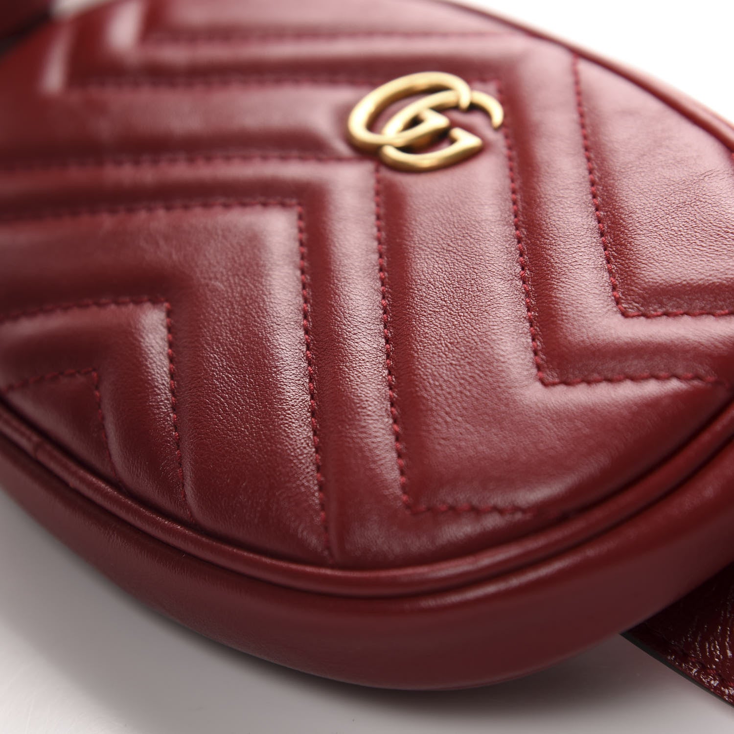 Gucci Azalea Calfskin Matelasse GG Marmont Multi Belt Bag 85 34 Romantic Cerise 14 of 19