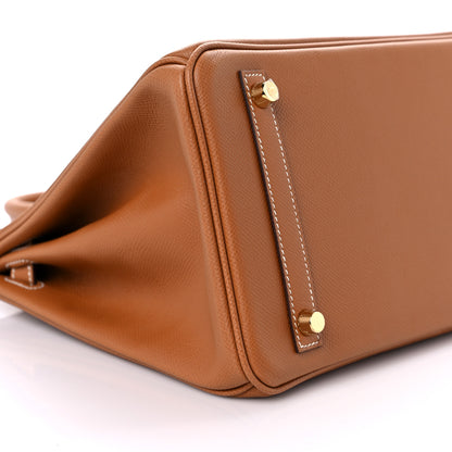 Hermes Epsom Birkin 30 Gold 8 of 10