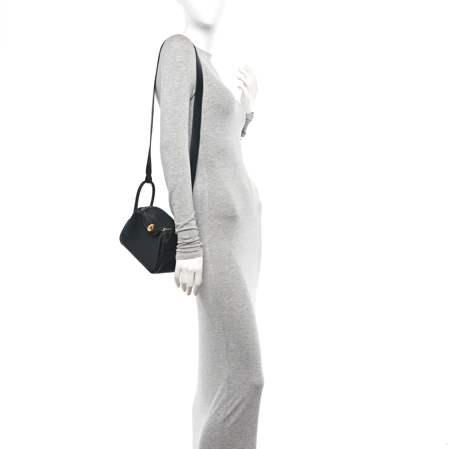 Taurillon Clemence Mini Lindy 20 Black