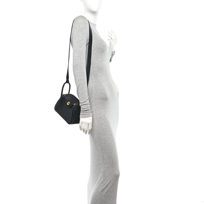 Hermes Taurillon Clemence Mini Lindy 20 Black 2 of 14