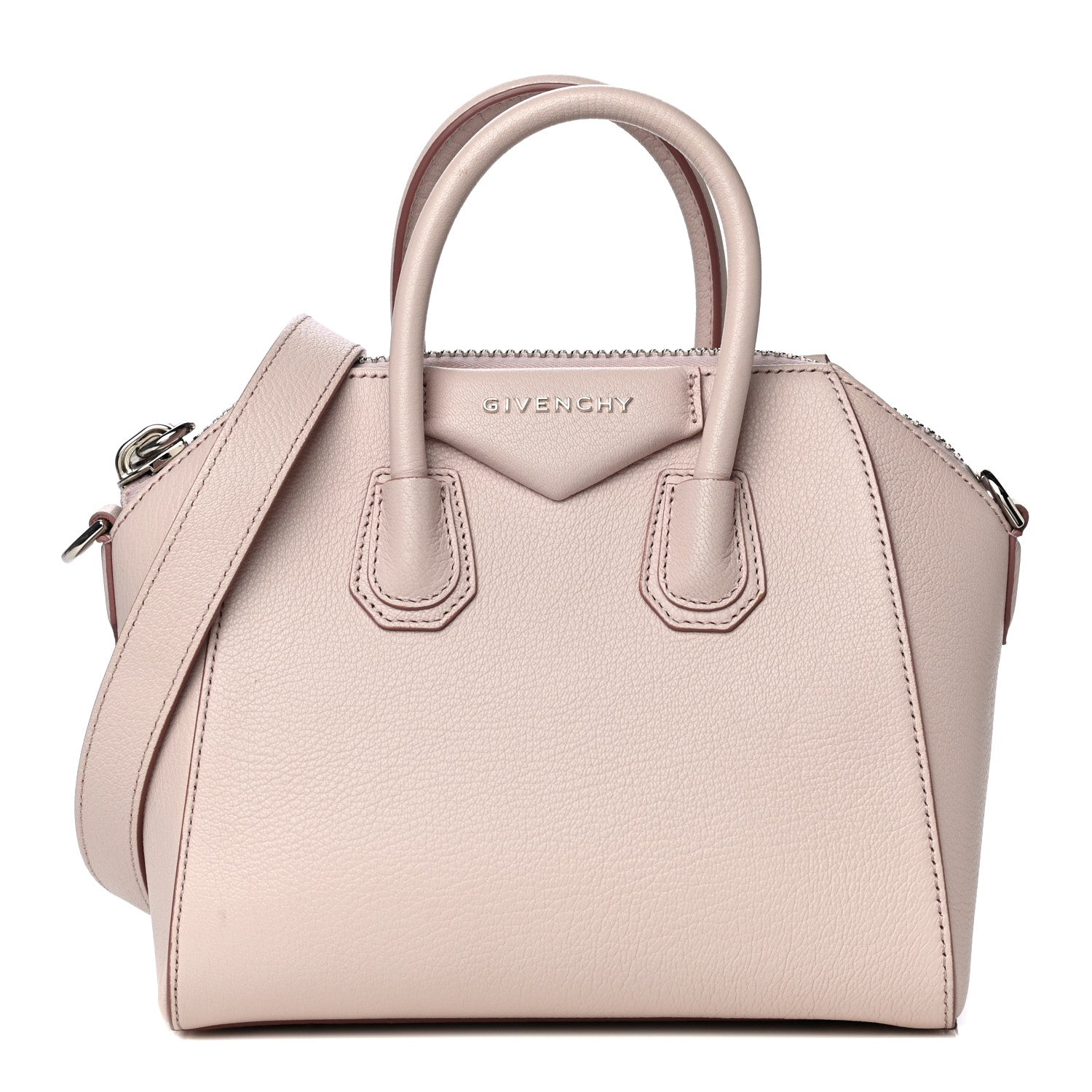 Givenchy Sugar Goatskin Mini Antigona Nude Pink 1 of 10