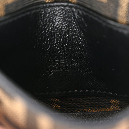 Fendi Fabric Jacquard FF 1974 Nano Baguette Charm Tobacco Moro Black 6 of 11