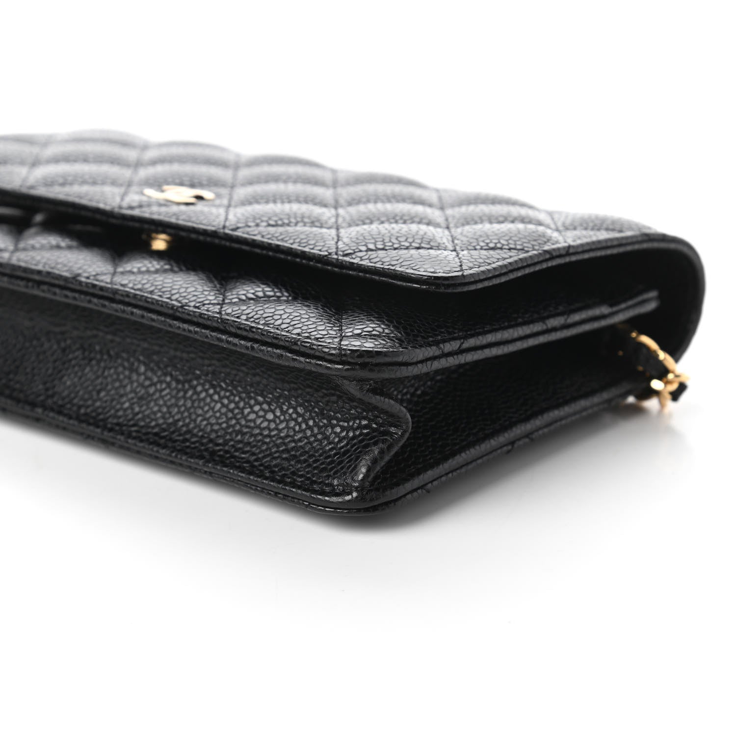 Chanel Caviar Quilted Wallet On Chain WOC Black 7 of 12