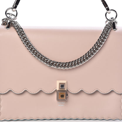 Fendi Vitello Liberty Scalloped Studded Kan I Shoulder Bag Soap 10 of 10