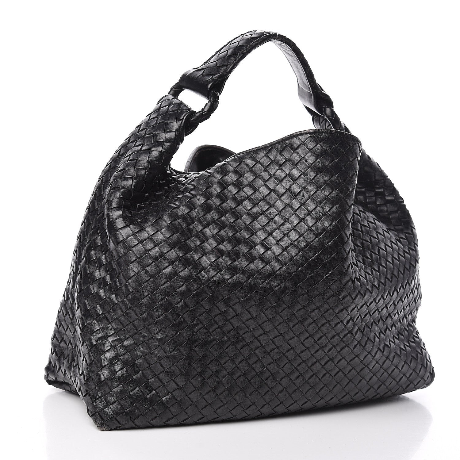 Bottega Veneta Nappa Intrecciato Sloane Hobo Black 3 of 14