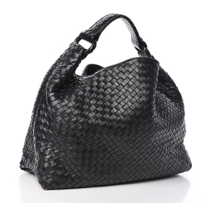 Bottega Veneta Nappa Intrecciato Sloane Hobo Black 3 of 14