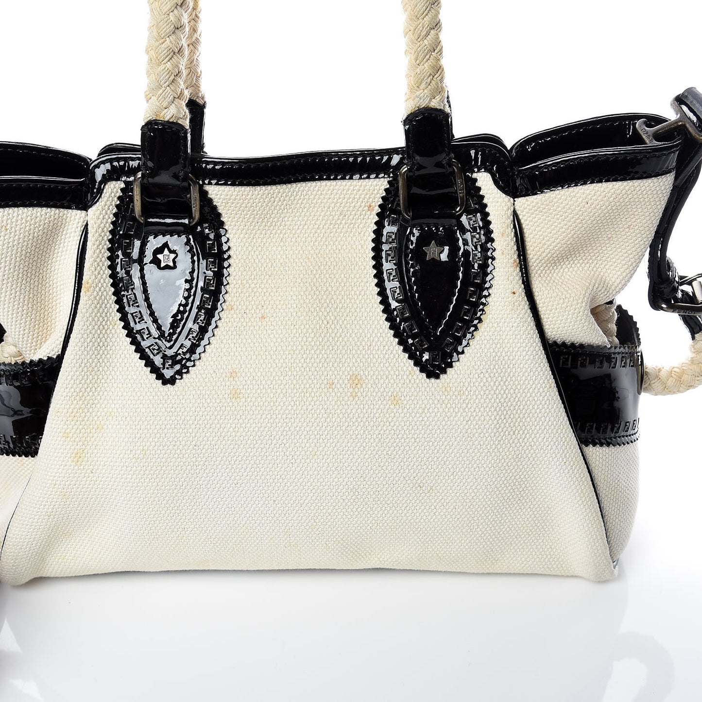 Canvas Patent Grommet De Jour Tote Natural