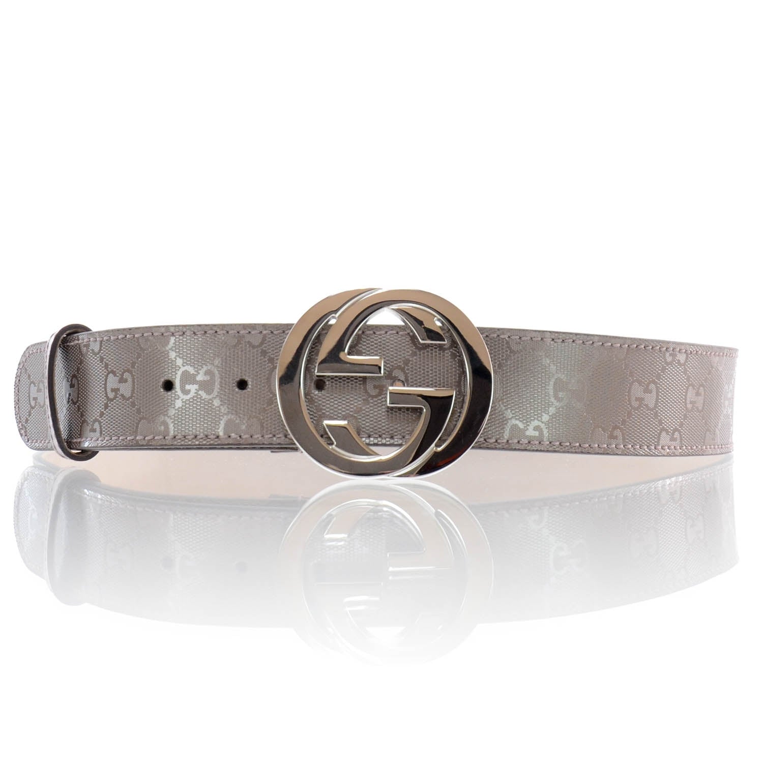Gucci Imprime Monogram GG Belt 85 34 Mauve 1 of 7