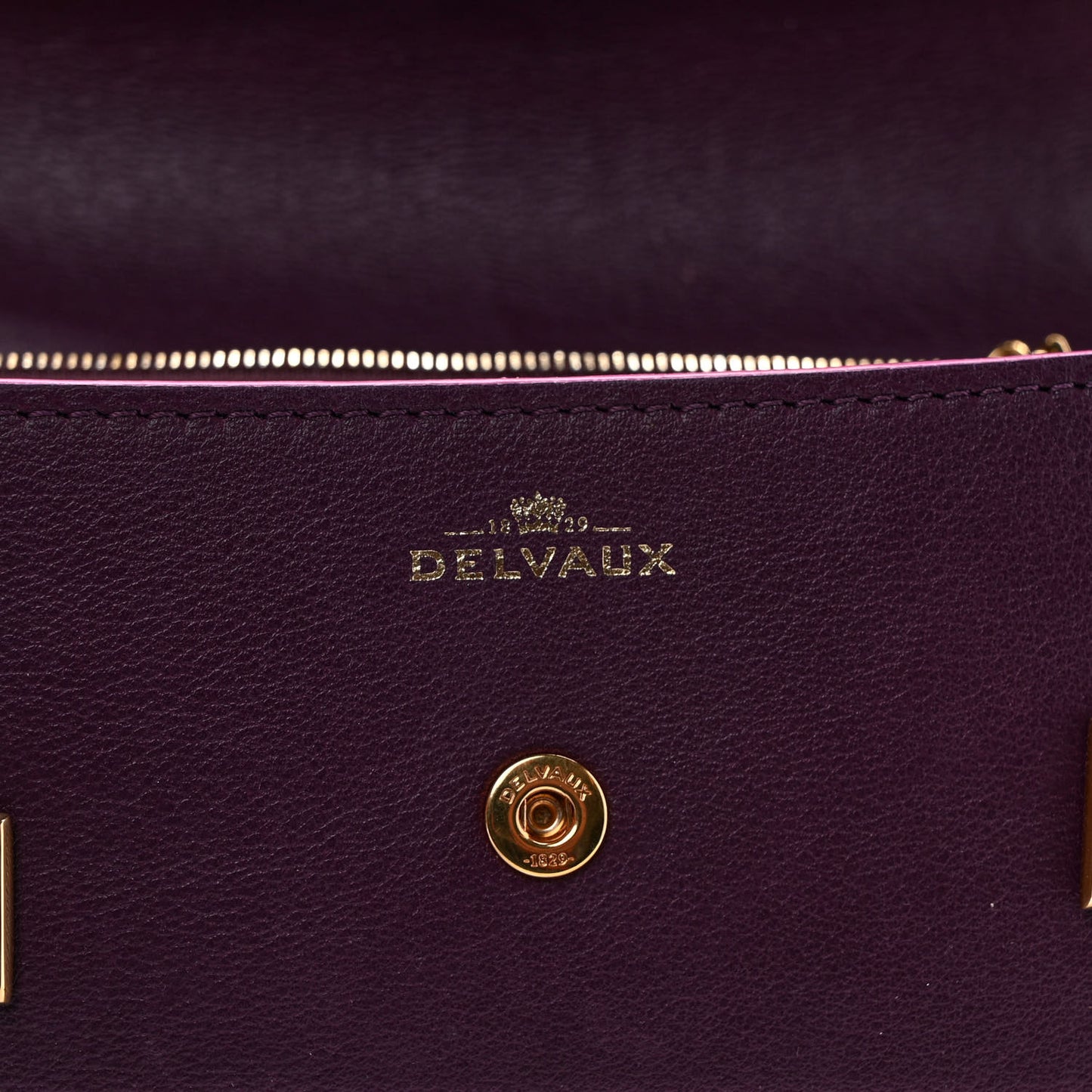 Calfskin Tempete Pochette Burgundy