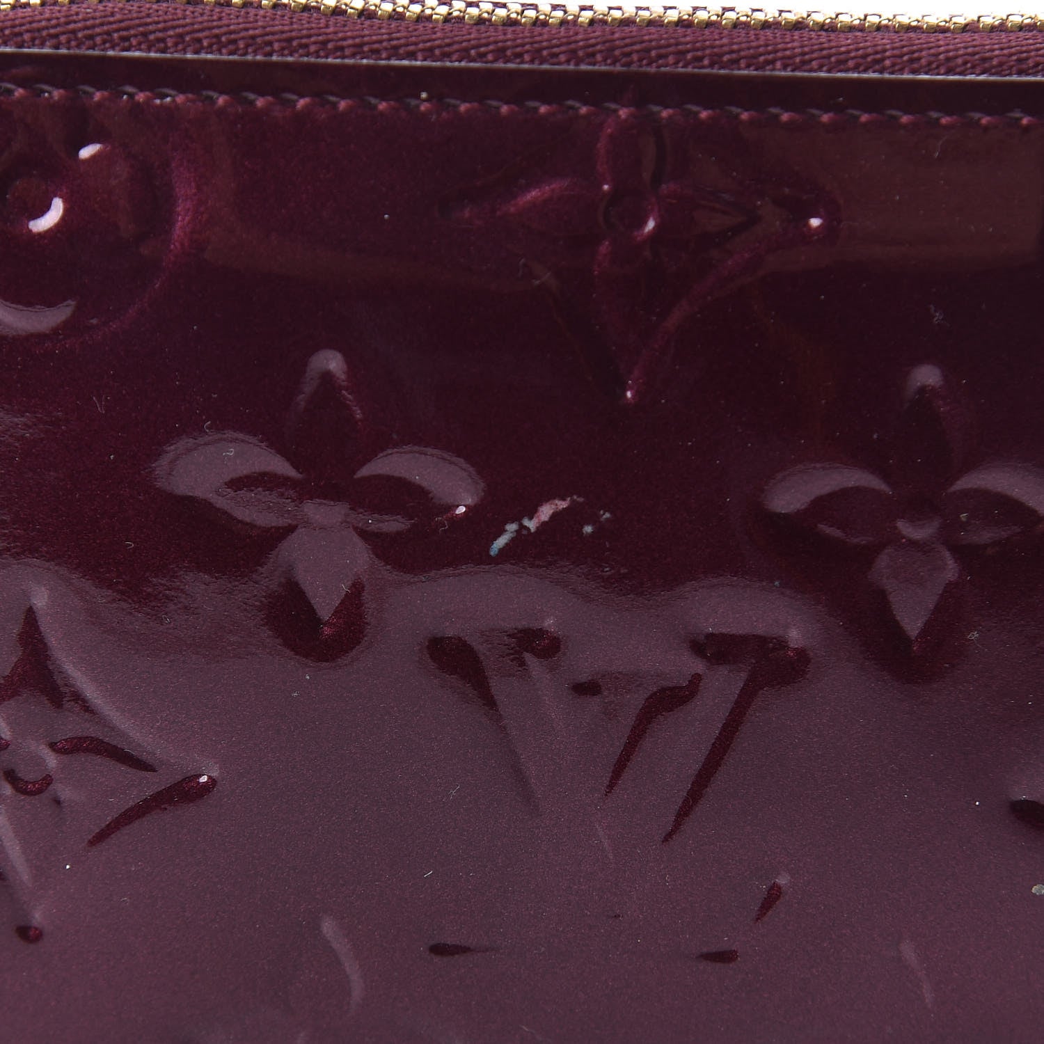 Louis Vuitton Vernis Zippy Coin Purse Wallet Rouge Fauviste 7 of 7
