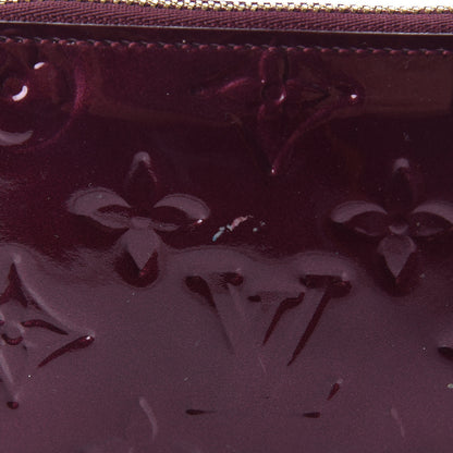 Louis Vuitton Vernis Zippy Coin Purse Wallet Rouge Fauviste 7 of 7