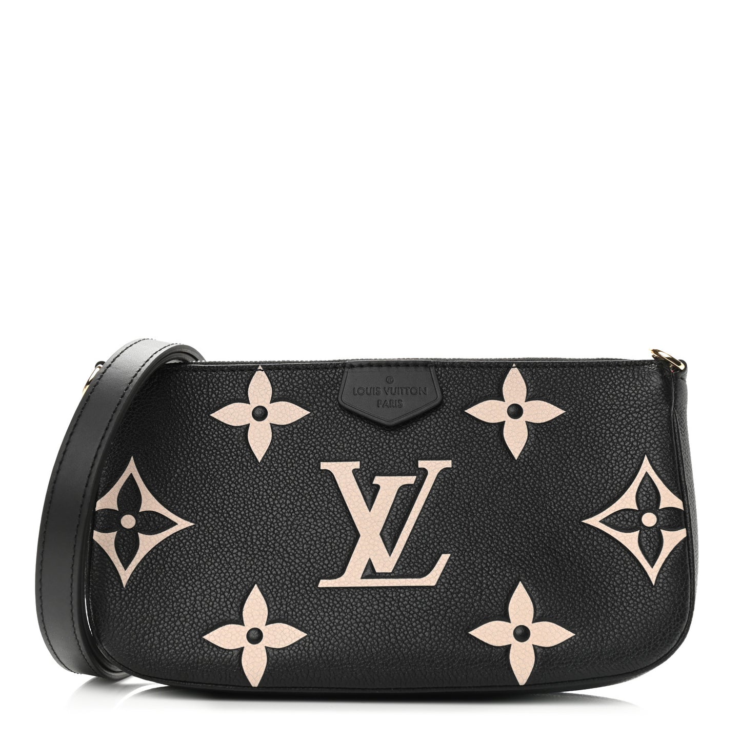 Empreinte Monogram Giant Multi Pochette Accessories Large Pochette Black Beige