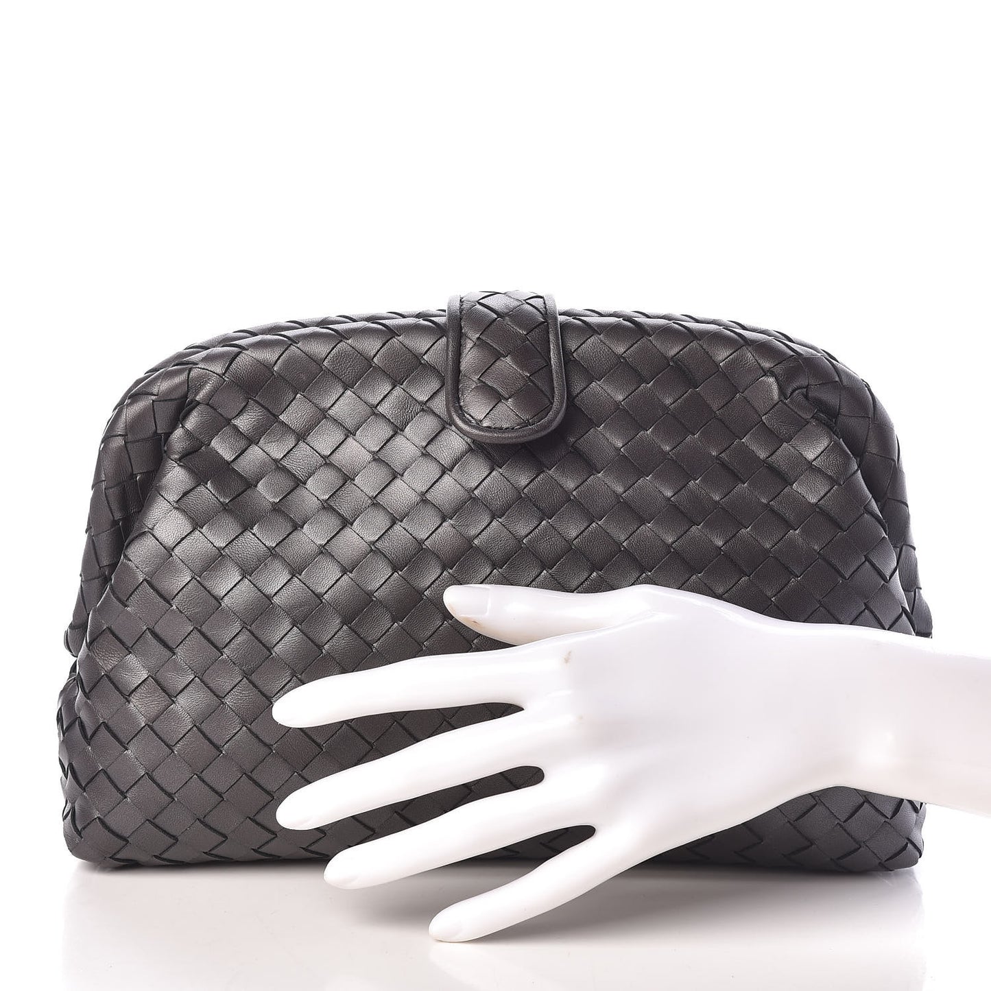 Nappa Intrecciato The Lauren 1980 Clutch Ebano