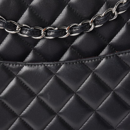 Chanel Lambskin Quilted Maxi Double Flap Black 9 of 18